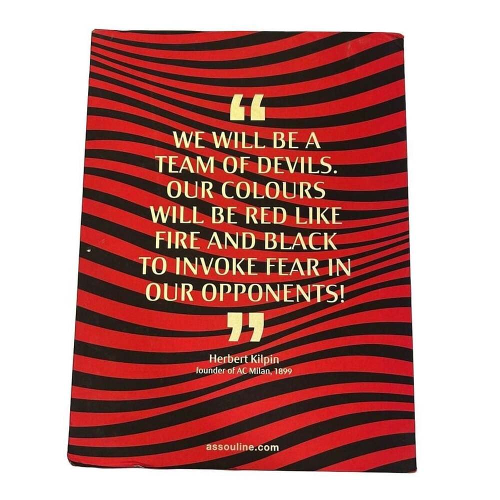 Assouline AC Milan Hardcover Book with Slipcase